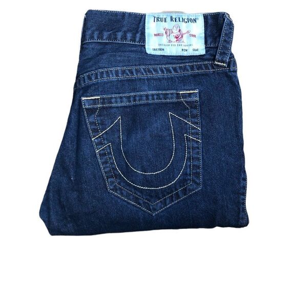 TRUE Religion Jeans Size 34 GENO Blue - Picture 5 of 9